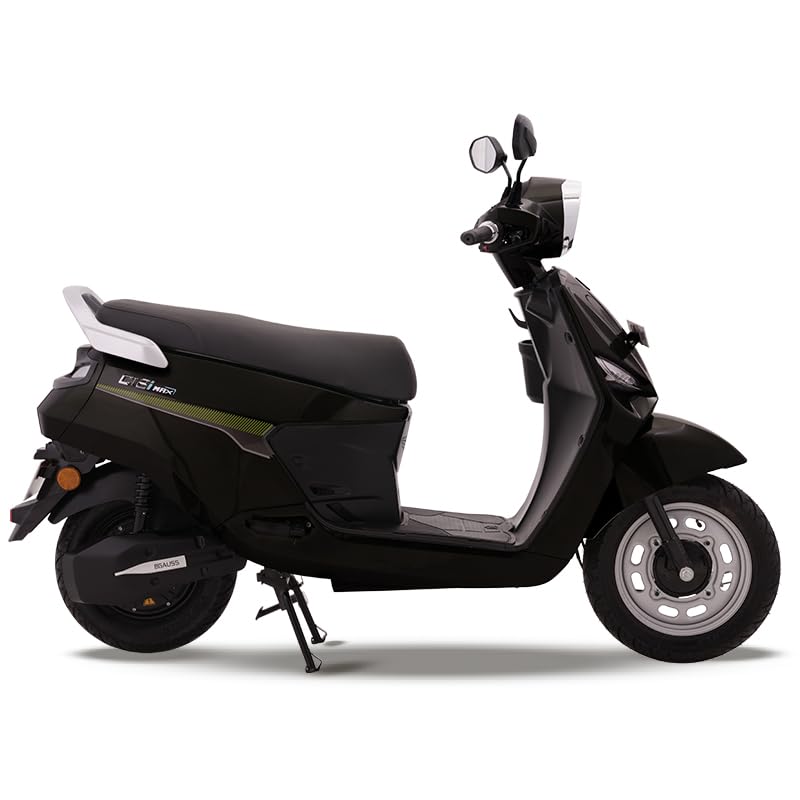 Image of BG C12i MAX 2.0 Electric Scooter With Charger, (Advance Booking for Ex-Showroom) (Brooklyn Black)