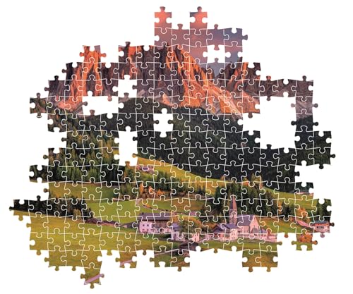 Puzzle Compact 1000 pièces : Dolomites Magiques Clementoni Puzzles - vue 5