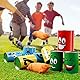 Ulifeme Dosenwerfen Kinder, Dosenwurfspiel für Kindergeburtsta & Andere Party, 10pcs Lächeln Dosen & 3pcs Bunt Wurfsäckchen Set für Gartenspiele, Dosen Werfen Spiele Gifts für Kinder & Erwachsene