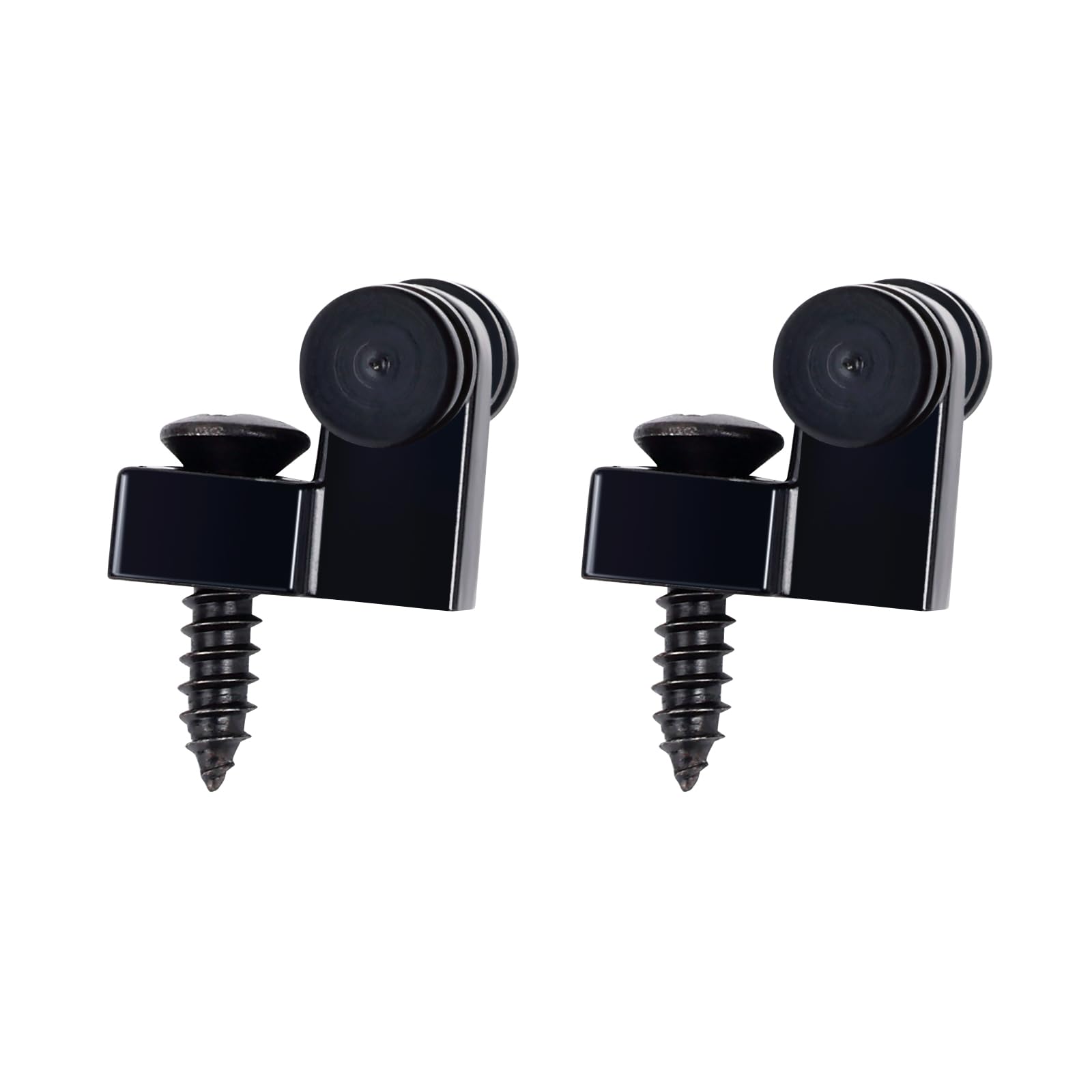 Banworks Guitar Roller String Tree Roller String Guides Retainer for Tele Telecaster Strat Stratocaster ST Electric Guitar Pack of 2 JT/YXK-01 Black - Image 4