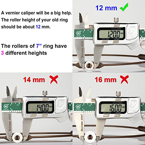 8.8" Microwave Turntable Ring with 15 mm Rollers, 8.8 inch 15 Millimeters - Picture 21 of 55