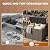 EFU Outdoor Storage Box 60 Gallon Deck Box (Indoor & Outdoor) Lockable UV Resistance Waterproof Resin Storage Bin Storage Box for Outdoor,Patio Storage(Taupe)