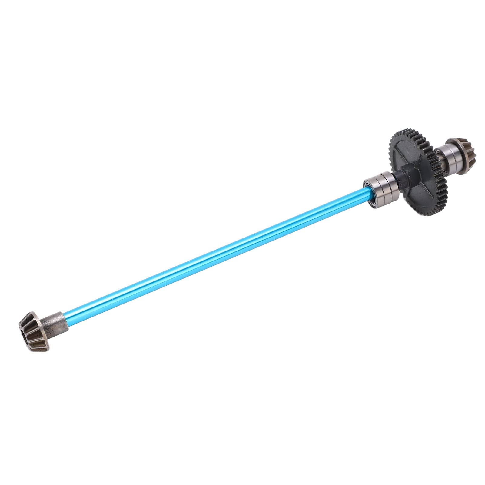 RC Differential Central Drive Shaft,RC Metal Central Axle Drive Shaft Upgrade Accessory for WL 144001 144010 1/14 Remote Control Car(Blue)