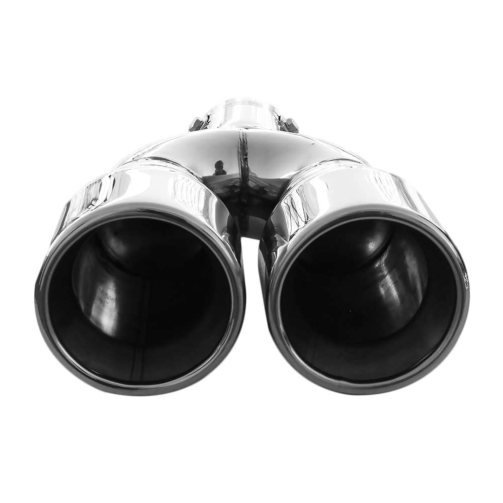 76 MM EN 101 MM OUT Tuyau d'échappement universel Embout d'échappement de voiture Embout de silencieux en acier inoxydable 76 mm  34