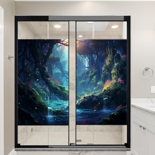 Película translucida para ventana estilo cascada 27.6x47.2 pulg x2 pcs miniatura 4
