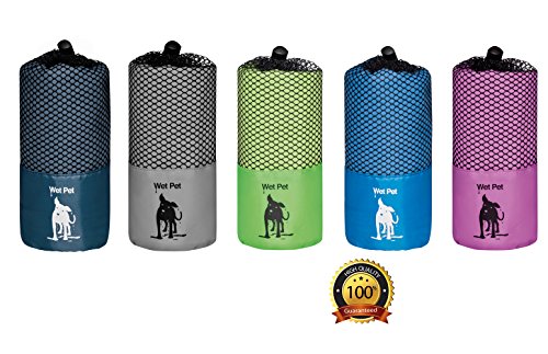 Wet Pet Großes Hundehandtuch (120x80 cm) aus