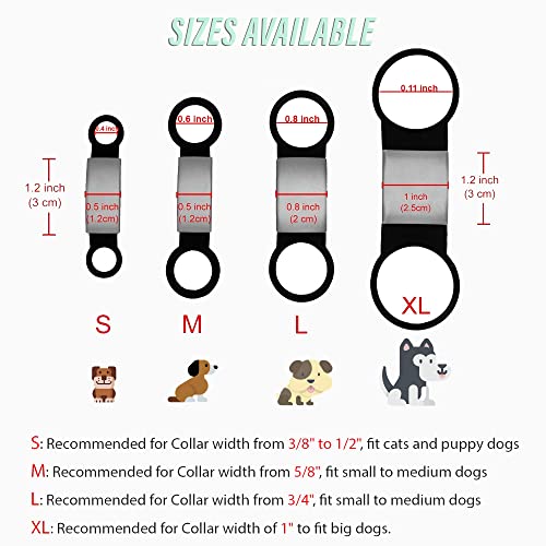 Personalized and Custom Dog Tag for Pets - No Noise - Engraved Name Tag - Slide On ID Tags and Collar Tags for Small, Medium, Large Dogs and Cats - Silent Customized - Image 7