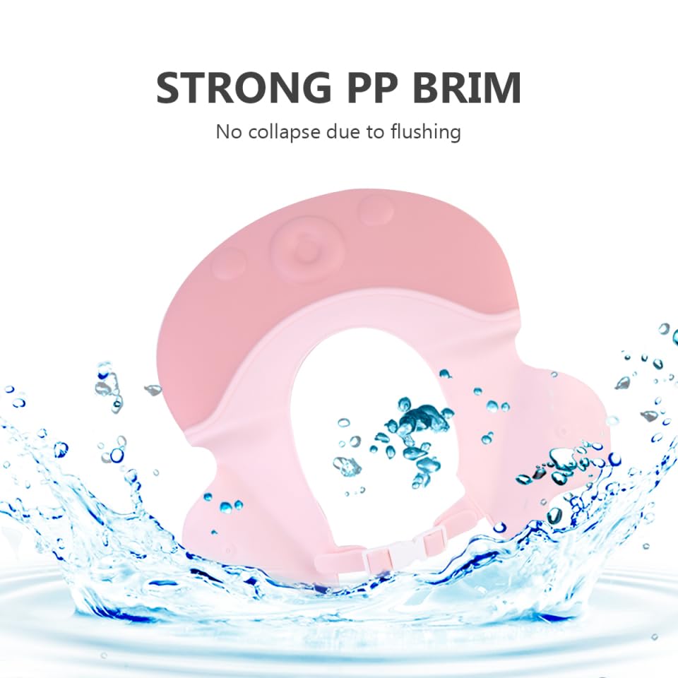 Miniatura 3 de Visera de ducha de silicona para adultos gorra de champú sin agua y sombrero de sol para casco