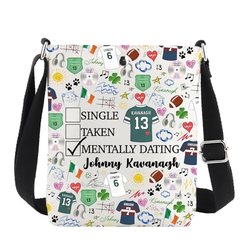 JNIAP Johnny Inspired Crossbody Bag Johnny & Shannon Gift Tommen College Gift Romance Book Inspired Shoulder Bag