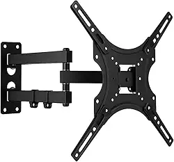 Suporte Tv Biarticulado Parede | 32" a 55" Polegadas Universal | Movel Rotacionavel