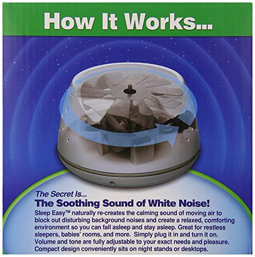 Sleep Easy Sound Conditioner, White Noise Machine Featuring Non Looping Soothing Natural Sound Of Flowing Air From A Real Fan (2 Pack) #TOP4