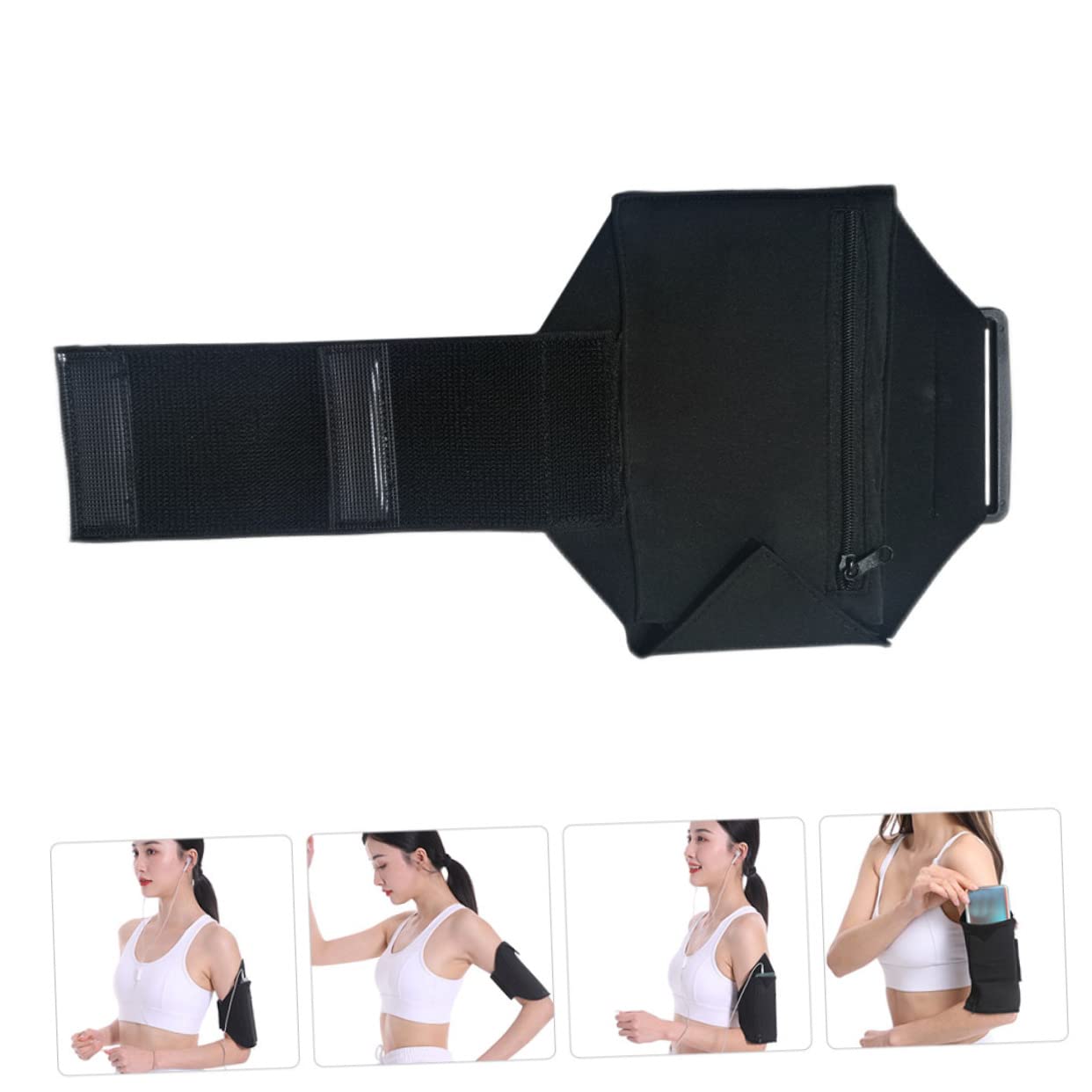 HOMSFOU 5pezzi Braccio Multifunzionale Per Smartphone Running e Attività All Compatibile Cellulari