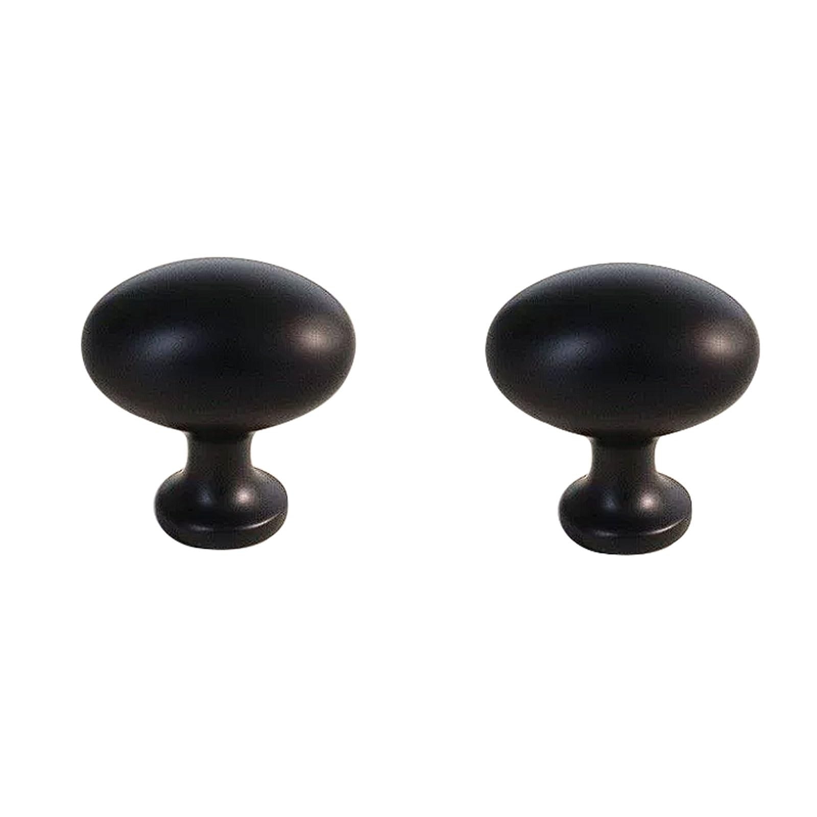 CHENHOJU Brass Cabinet Pulls Silver Electroplated, Multiple Color Options, Single Hole Handles for Wardrobe and Drawer Hardware Cabinet Pulls(Nero)