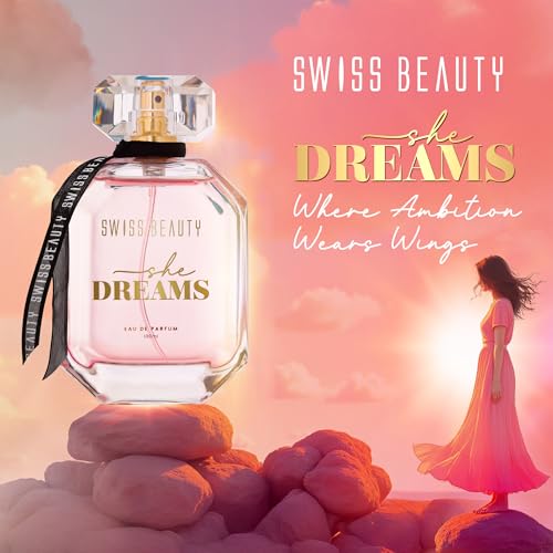 Image of Swiss Beauty She Dreams EDP, 100ml | Long-Lasting | Ideal For Gifting | Everyday Wear | Top Note: Mandarin | Middle Notes: Jasmine & Tuberose | Base Note: Vanilla & Musk