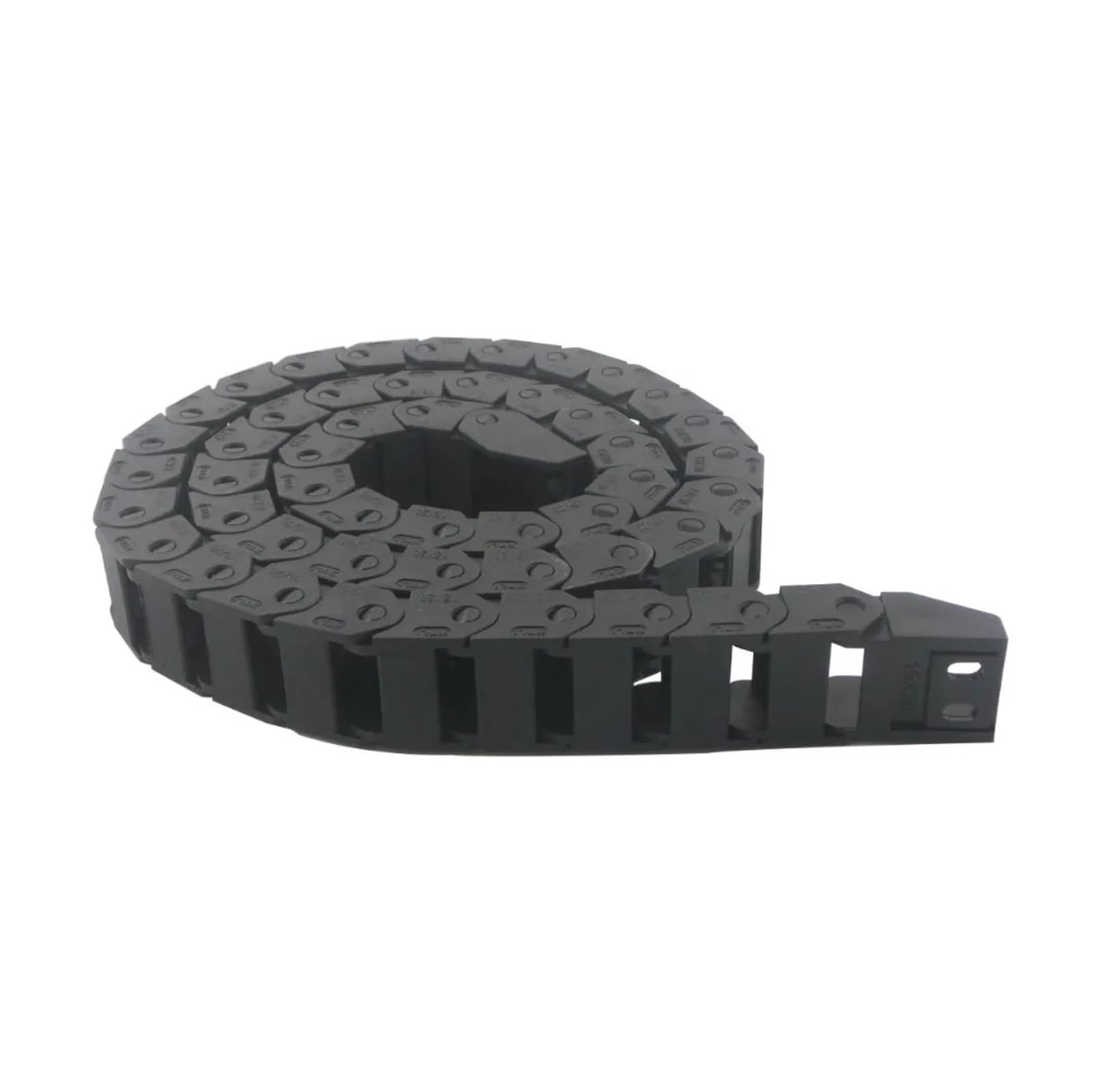 Equipos industriales Cadenas de transmisión Cadena de Arrastre de Cable de Nailon Reforzado con plástico, tamaño Interno L1050mm, 15x20mm Cadenas de transmisión