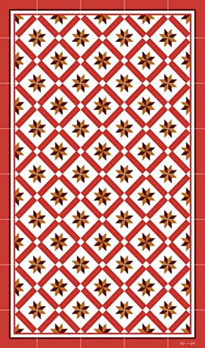 Alfombras Cocina Lavables Rojas Marca DobleUve Estudio