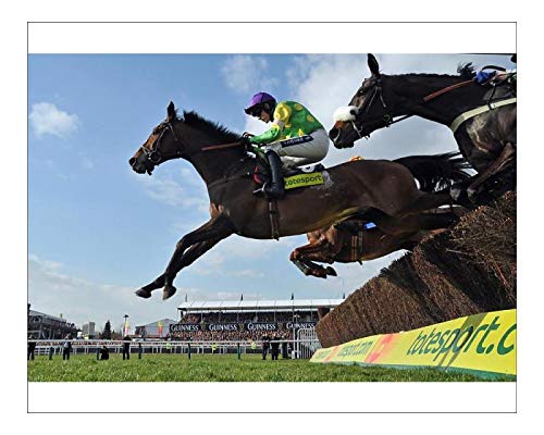 Media Storehouse 10x8 Print of Ruby Walsh on Kauto Star - 2011 Cheltenham Gold Cup (7900595)