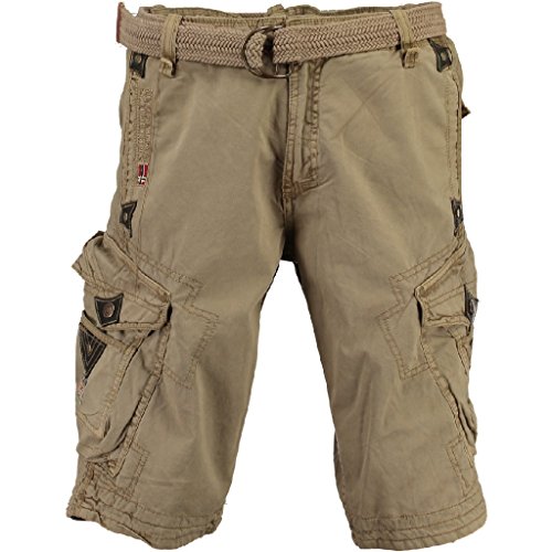 Geographical Norway bermuda shorts Perle Men, Farbe:Beige;Hosengröße:XXL
