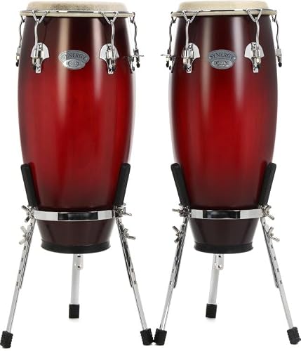 Toca Percussion Synergy Deluxe Congas - Wine Burst