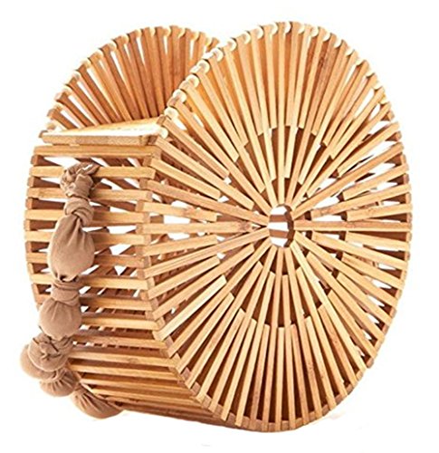 Image of Obosoyo Women's Straw Clutch Handbag, Purse Envelope Wallet, Summer Beach Woven Bag