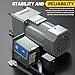 AC Gear Motor, 250W Single Phase Electric Motor, with Speed Controller, Gear Box, 110V Reversible Geared Motor, Variable Speed 0-270RPM, Torque 8.05N.m, Reduction Ratio 1:5