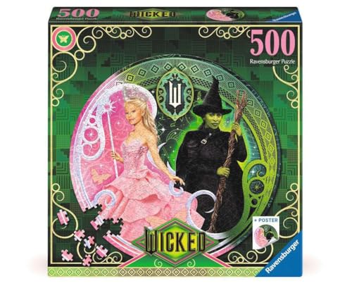 Ravensburger Wicked: Act 1 500 Piece Jigsaw Puzzle for Adults - 12001276 - Handcrafted Tooling, Made in Germany, Every Piece Fits Together Perfectly