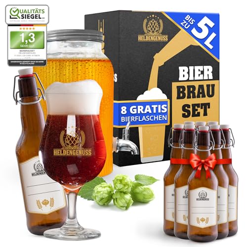 Heldengenuss - Bierbrauset IPA - Pale Ale - 5L Bier - [Echtes...