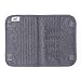 iN. Slim credit card holder wallet, Gift card display case, Minimalist light thin card storage case rfid blocking for men & women, with 28 slots in Grey