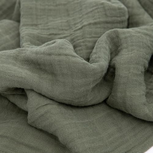 Image of Little Unicorn Muslin Swaddle Blanket for Newborns & Infants | Soft & Breathable Fabric | Set of 3 Baby Blankets for Swaddling, Nursing, Shower Gifts (Fern 2)