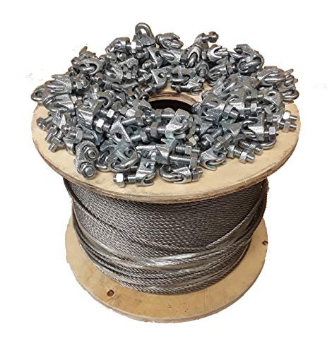 7 x 19 Galvanized Aircraft Cable Wire Rope 3/8