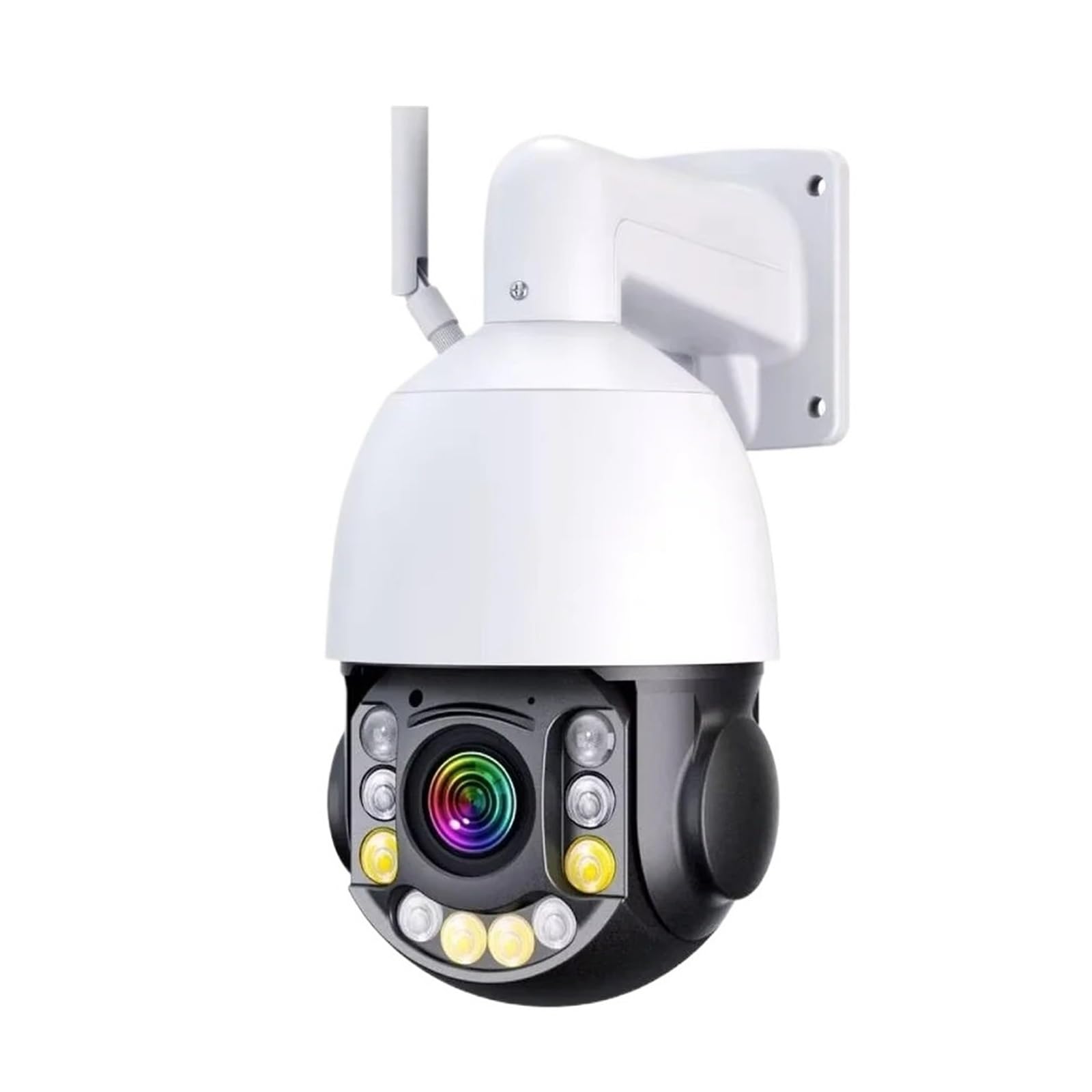 JVDDI 8MP 4K PTZ IP Camera Wifi 50X Zoom CCTV Outdoor AI Human Alarm Speed Dome Cam 120M IR Distance Surveillance Camera(8MP camera 64G)