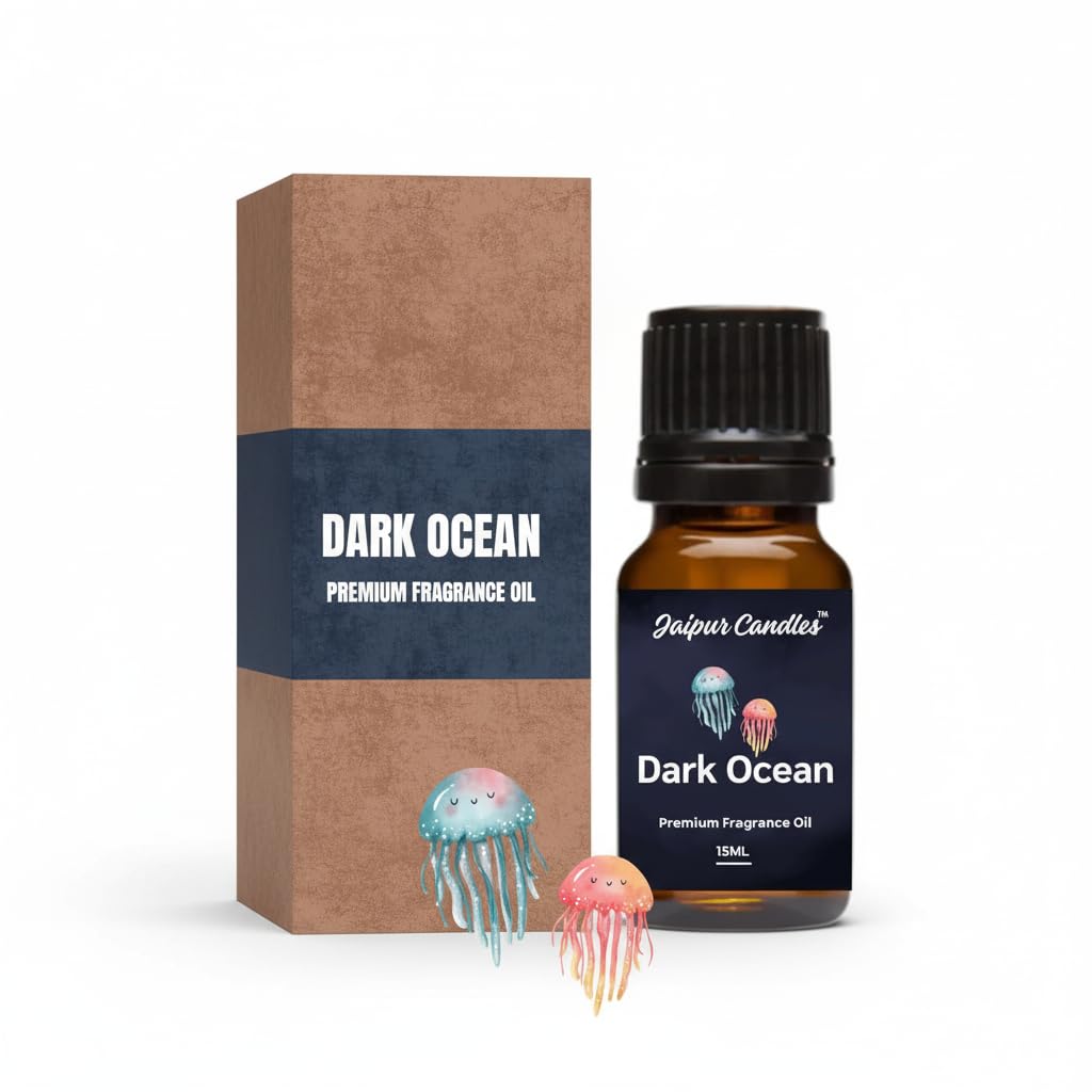 Fragrance Oil | 15 ml | Aroma Oil for Home Fragrance | Best for Aromatherapy | Use in Diffusers, Candles, Air Fresheners (15ML, Dark Ocean)