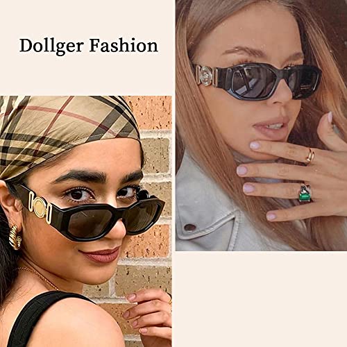 Dollger Rectangle Sunglasses for Women Trendy Irregular Luxury Design Small Sunglasses UV Protection3