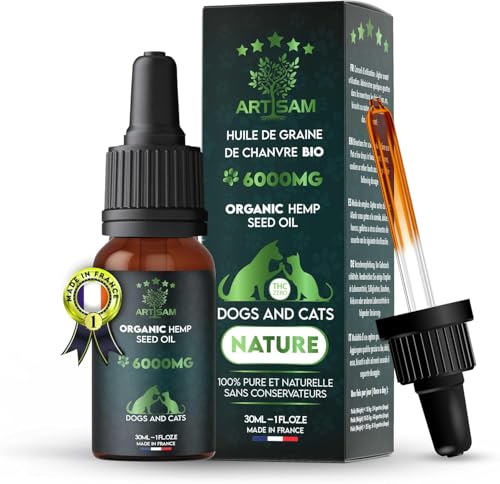 Artisam – Huile de Graines de Chanvre Sativa 30 ML 6000MG – Goût...