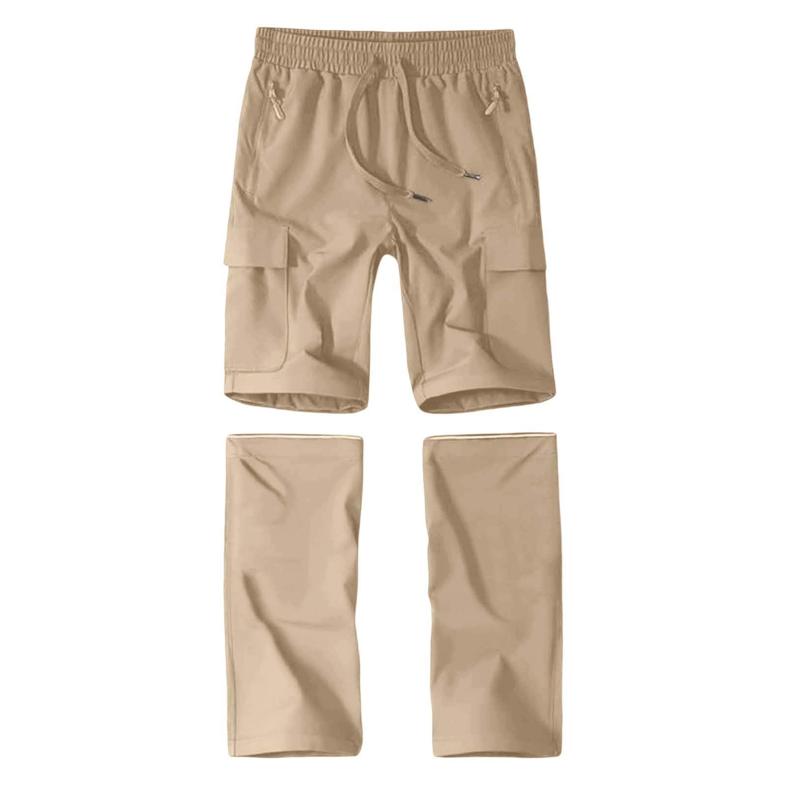 Generisch Pantalones convertibles de exterior para niños con piernas desmontables, ideales para senderismo, camping y aventuras en todas las condiciones climáticas