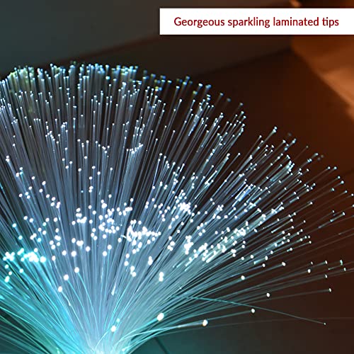 Innoteck Fiber Optic Lamp - Changing Colour Rotating LED Fiber Optic Desk Lamp - Colour Changing Battery-Operated Lamp - for Children’s Bedroom, Night Light, and Perfect Home Decoration - Image 4