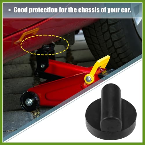 Image of 2 Pcs Rubber Jack Puck Jacking Lift Pad Jack Lift Point Pad Adapter for Audi TT RS R8 A6 Support Point Adapter Jacking Trolly Car Removal Repair Tool Vehicle Components
