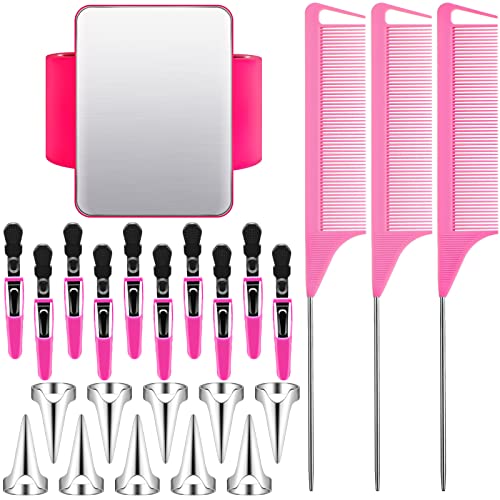 Set 24 Piezas Accesorios para Peinado con Pinza y Peines