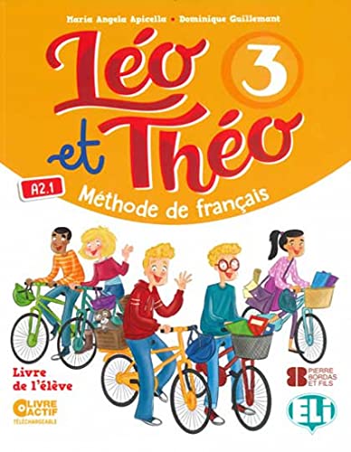 Portada de Léo et Théo 3º Educacion Primaria Livre de Lélève A21 Andalucía