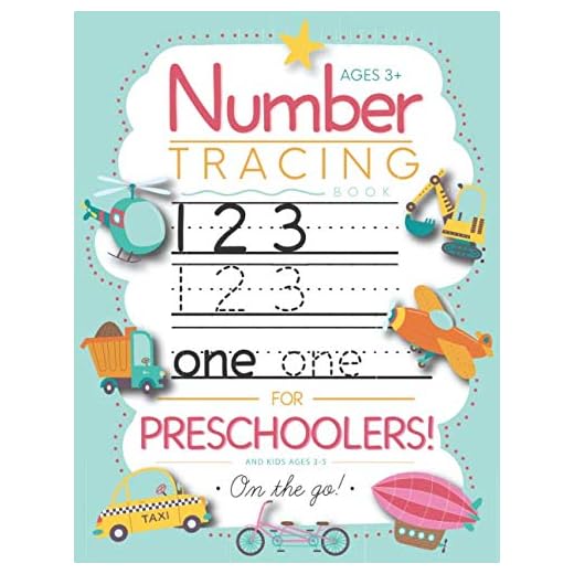 Number Tracing Book for Preschoolers and Kids Ages 3-5: Trace Numbers Practice Workbook for Pre K, Kindergarten and Kids Ages 3-5 (Math Activity Book)