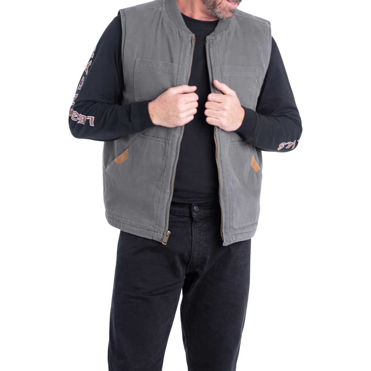 Legendary Whitetails Mens Canvas Cross Trail Vest Sleeveless