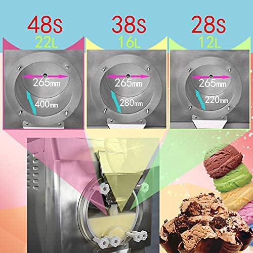Kolice CE ETL-Zertifikat Kommerzielle Gelato-Harteismaschine Gelato-Eismaschine, die Maschine herstellt – Bild 4