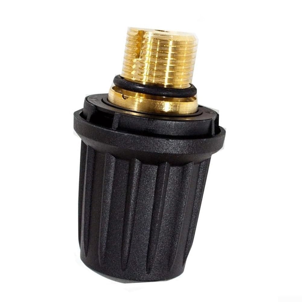 Pièce de rechange pour nettoyeur vapeur Karcher Bouchon de soupape de sécurité en laiton avec soupape de sécurité et joint torique, convient pour les modèles SC1 SC2 SC3 Series (1 paquet)