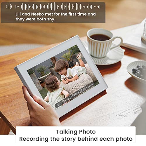 Cozyla Wifi Digital Picture Frame | The Best Photo Frame For Family | Alexa Built-In | Free Unlimited Storage | Send Photos From Anywhere | Easy Setup | Personalized Gift #TOP1