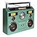 Studebaker Sound Station Portable Stereo Boombox with Bluetooth/CD/AM-FM Radio/Cassette Recorder (Teal)