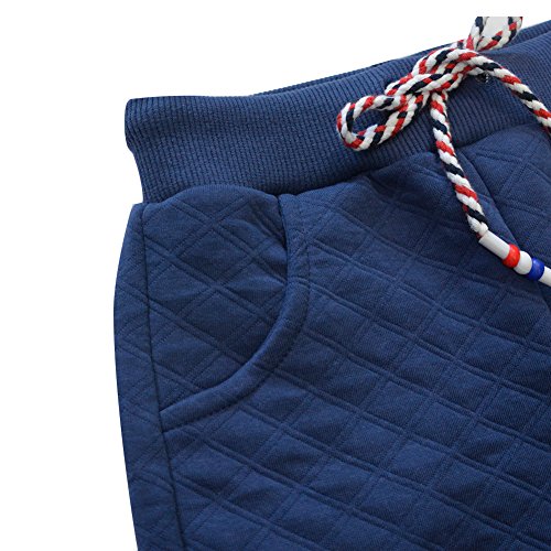 KISBINI Boy's Air Cotton Active Long Pants Sport Sweatpant for Children4