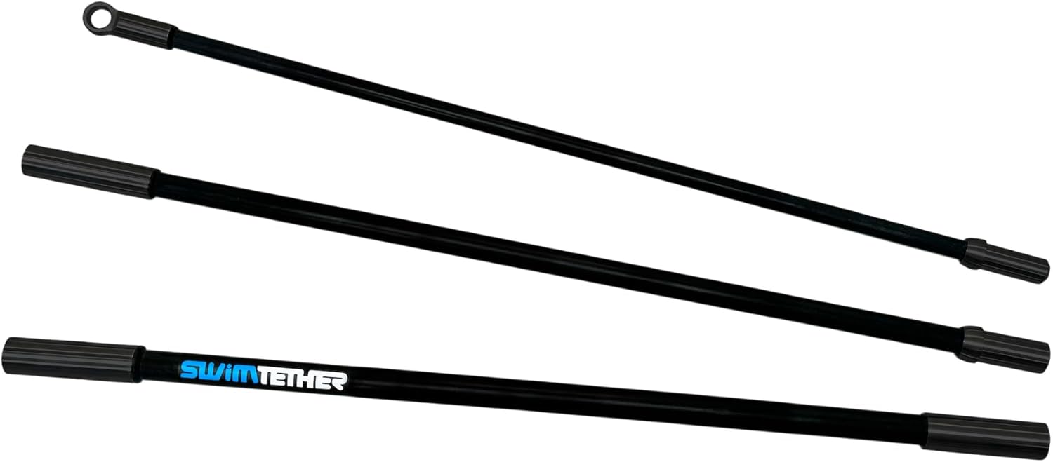 Swim Tether ST3 Home Swim Trainer – Stationary Swimming Belt for Small Pools – Swim in Place for Full‑Body Workouts & Cardio Exercise at Home