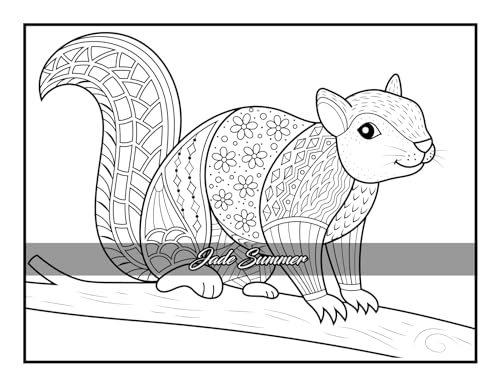 100 Animals: An Adult Coloring Book with Lions, Elephants, Owls, Horses, Dogs, Cats, and Many More! - Image 43