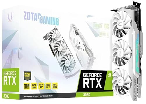 ZOTAC GeForce® RTX 3080 TRINTY OC White Edition LHR