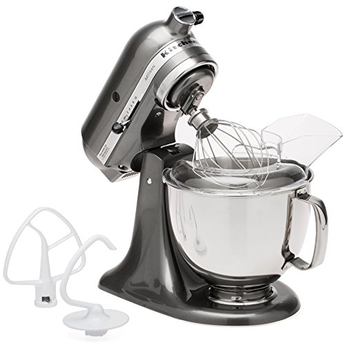 Image of KitchenAid Artisan Series with Pouring Shield Mixer, 5-Quart, Liquid Graphite